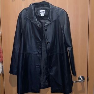 Genuine leather coat